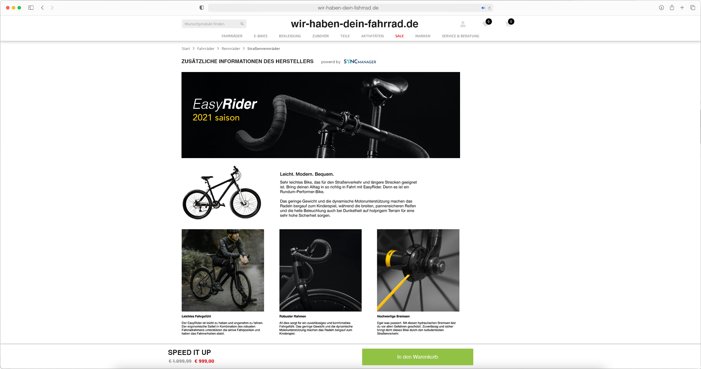 Enhanced Content – Erfolgsfaktor Product Experience – Webshop